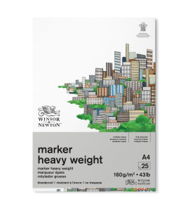 Blok do markerów Winsor&Newton Marker Pad 160g A4 25 arkuszy